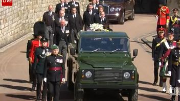 Funérailles Du Prince Philip, Corps Transportés à La Chapelle Saint-Georges