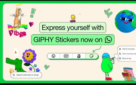 WhatsApp Hadirkan Stiker Animasi Baru dari Platform GIPHY