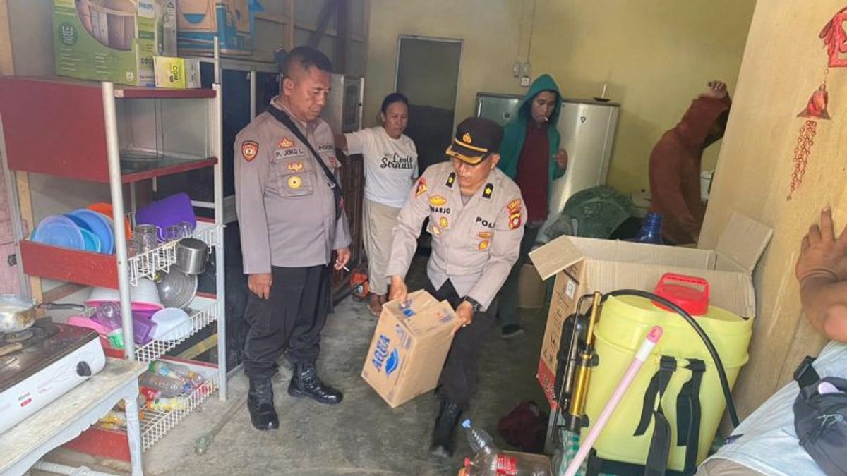 Police Sita 240 Liter Miras Capjet In North Gorontalo