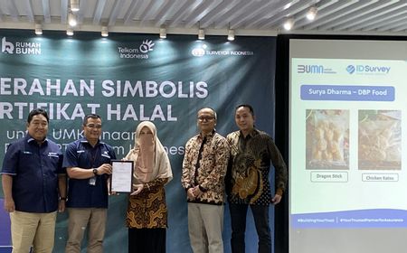 248 UMKM Binaan Telkom Dapat Sertifikasi Halal dari Surveyor Indonesia