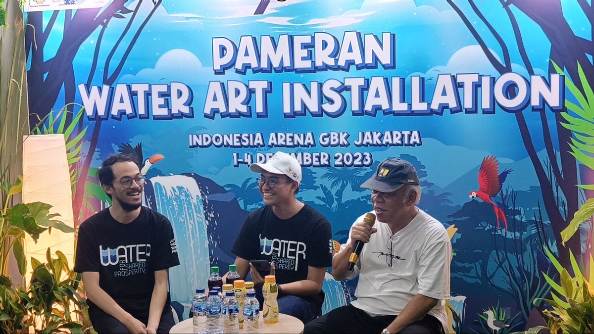 Visiting Water Art Installation, Minister Basuki Emphasizes The Importance Of Water Management