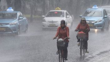 1月19日の天気、ジャカルタベラワンとボデタベック雨 金曜日の朝