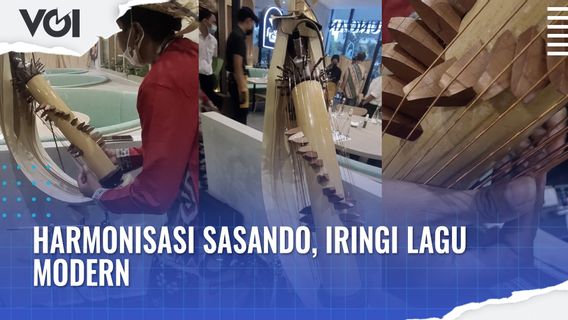 VIDEO: Harmonisasi Sasando, Iringi Lagu Modern