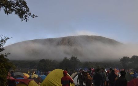 Jalur Pendakian Gunung Dempo di Pagar Alam Ditutup Pascaerupsi