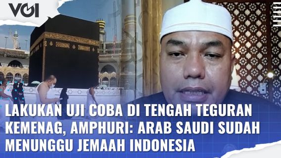 VIDEO: Conducting Trials Amid The Ministry Of Religion's Reprimand, AMPHURI: Saudi Arabia Is Waiting For Indonesian Congregations