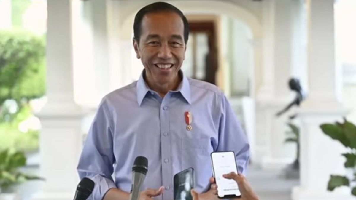 Palais clarification de la revendication d’interview Doorstop Jokowi Sanning-an