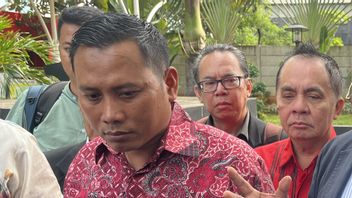 Kusnadi Staff Of PDIP Secretary General Hasto Kristiyanto Responds To The Call Of KPK Investigators Today