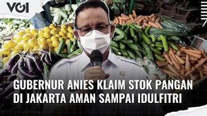 VIDEO: Datangi Pasar Kramat Jati, Gubernur Anies Klaim Stok Pangan di Jakarta Aman Sampai Idulfitri