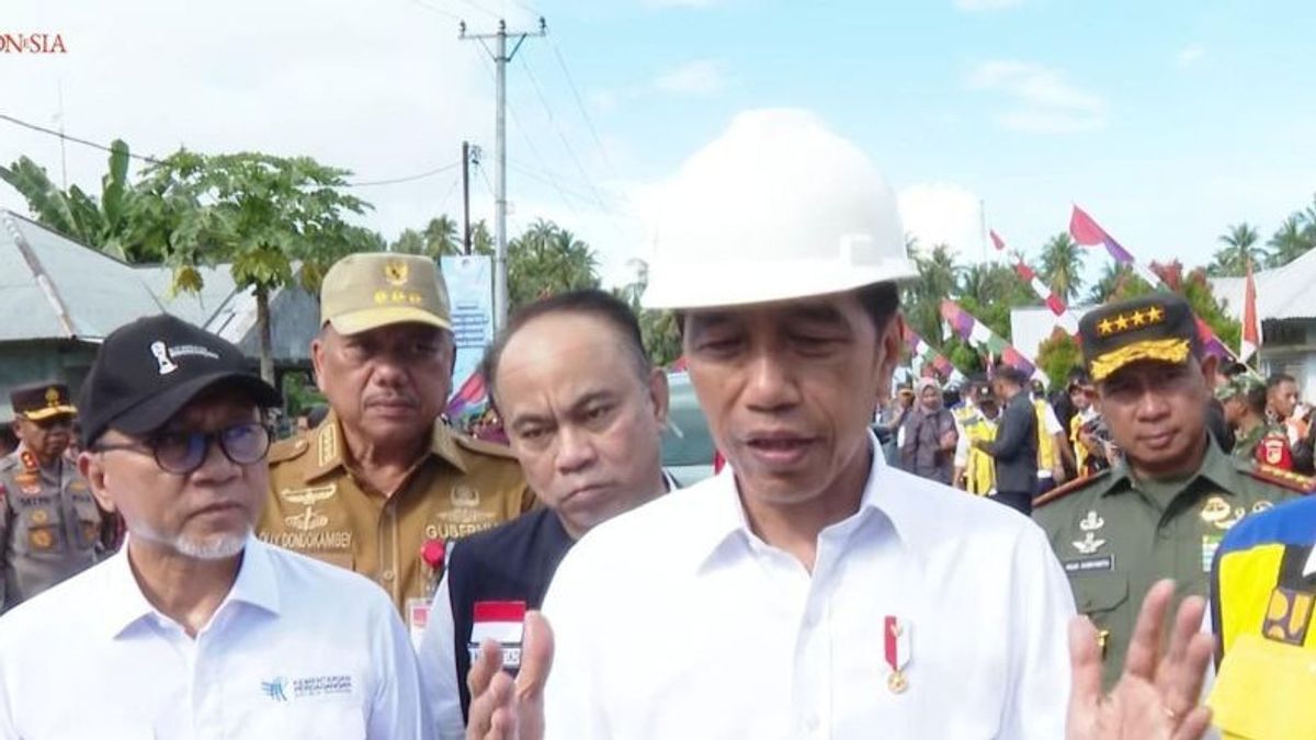 Jokowi veut des infrastructures routières dans toute l’Indonésie comme dans le Talaud Sulut