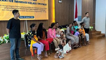 Before being repatriated after 13 days adrift at sea, the Palu Immigration quarantined 15 Filipino citizens