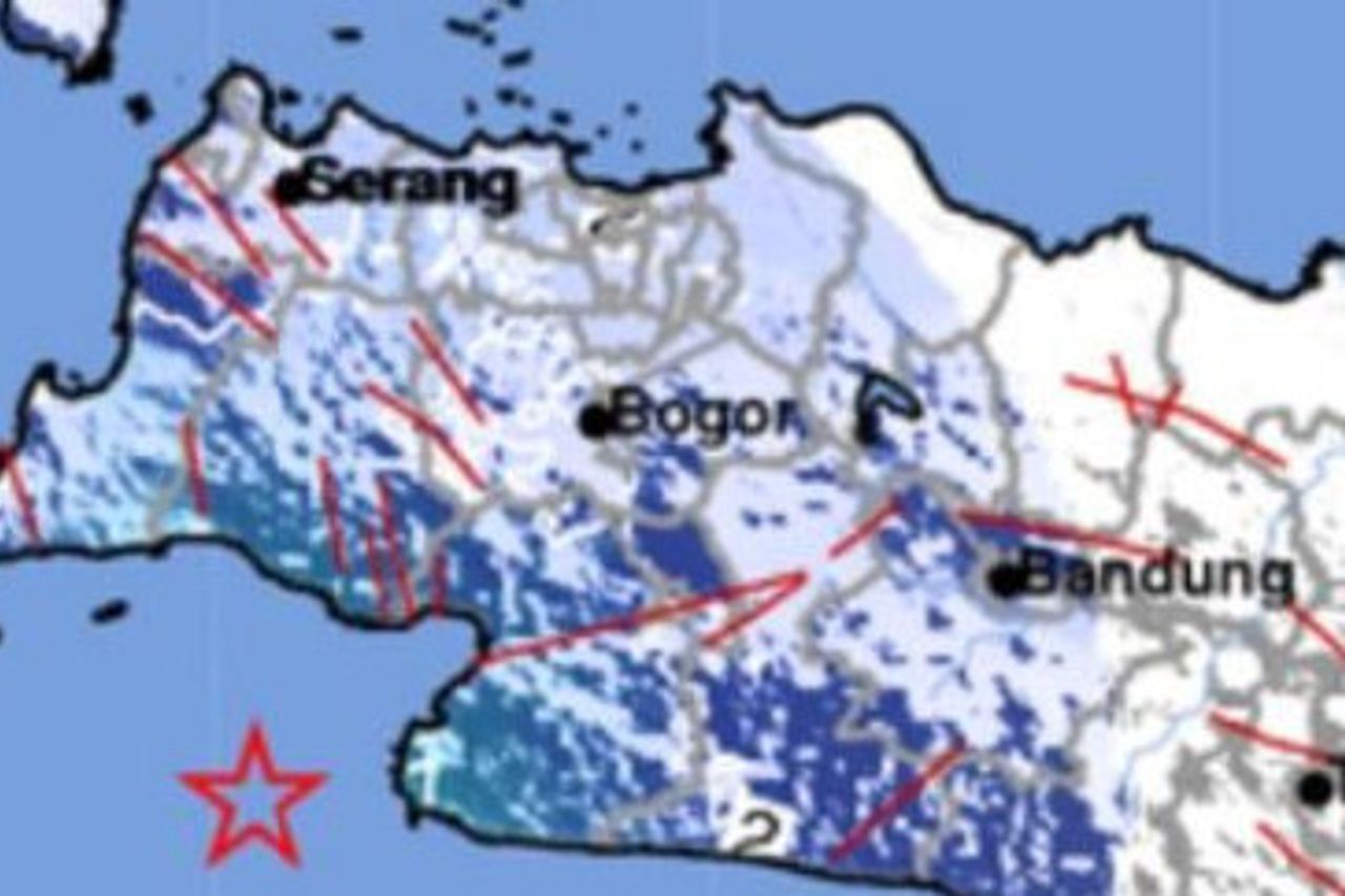 4.8 マグニチュード地震がバンテンを揺るがす