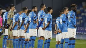 Kenang Maradona, Para Pemain Napoli Kenakan Jersey Nomor 10 saat Hadapi HNK Rijeka