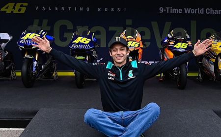 Valentino Rossi Menutup Karier, Pamit dari MotoGP Akhir Pekan Ini