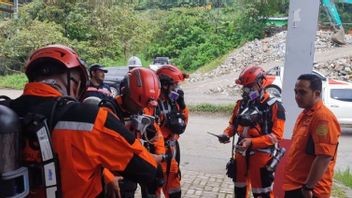 PT Antamが閉鎖したボゴール鉱山坑井に閉じ込められた労働者、バサランスは特別な機器を配備