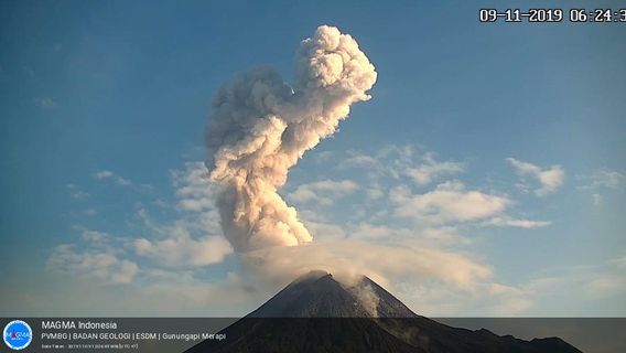 ムラピ山の高温雲バーストの分析