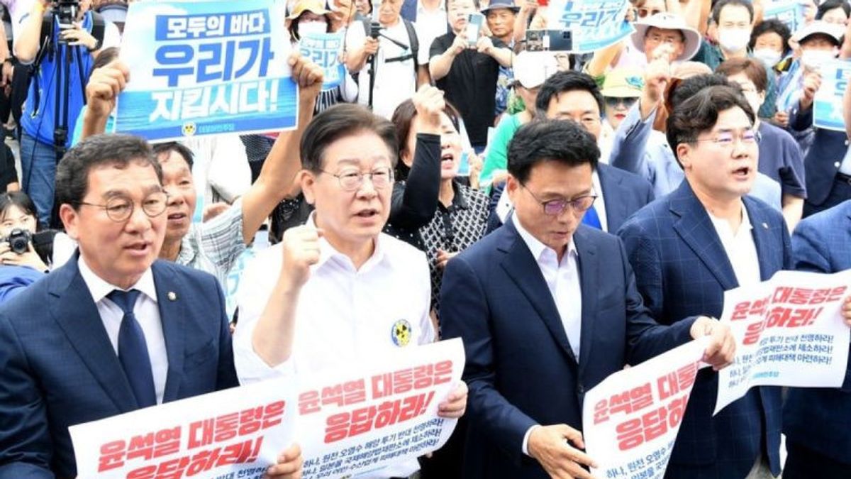 日本在福岛核电站释放污染水的抗议,韩国将向IMO提出投诉