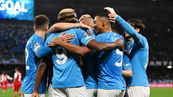 Napoli Putus Rekor Kekalahan saat Lawan Braga dan Pastikan Tiket ke 16 Besar