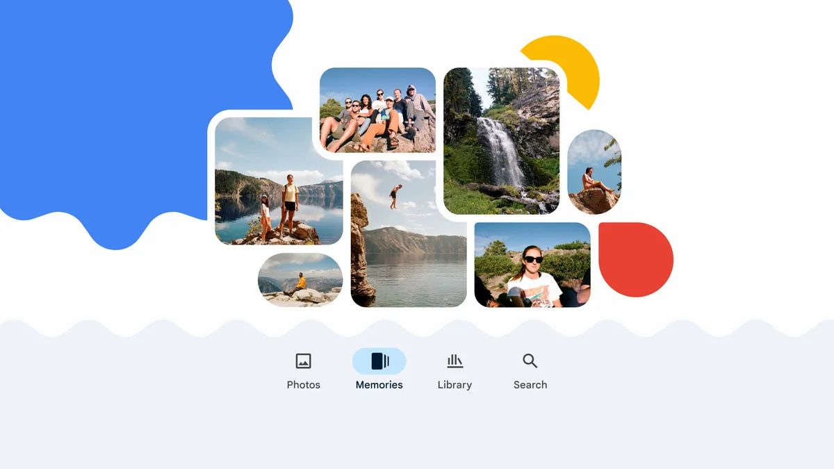 Google Photos推出了类似于Instagram Memories的功能,使用AI创建一组照片回忆
