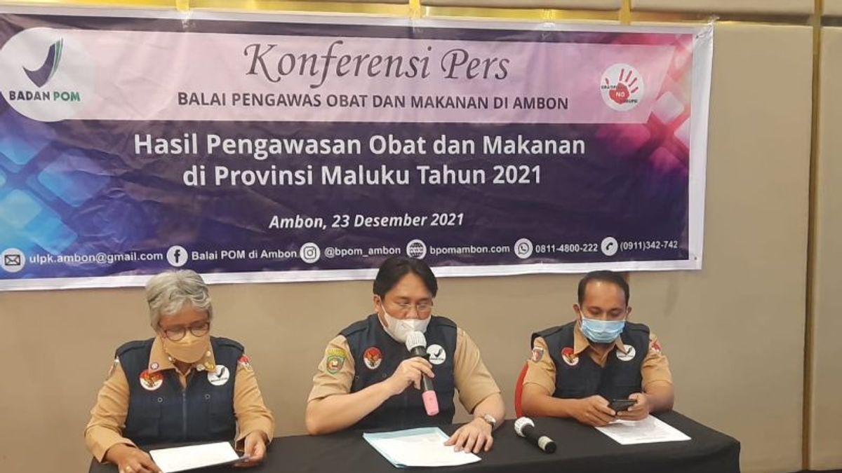 BPOM Ambon Finds 4,314 Expired Food Packages, From Dry Noodles, Ice Cream, Tofu And Biscuits