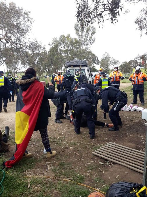 Aboriginal People In Australia Evicted For Roads, Residents Protest