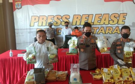 Polda Kaltara Ungkap Penyelundupan Sabu 21,18 Kg di Kotak Gabus Ikan Asal Malaysia