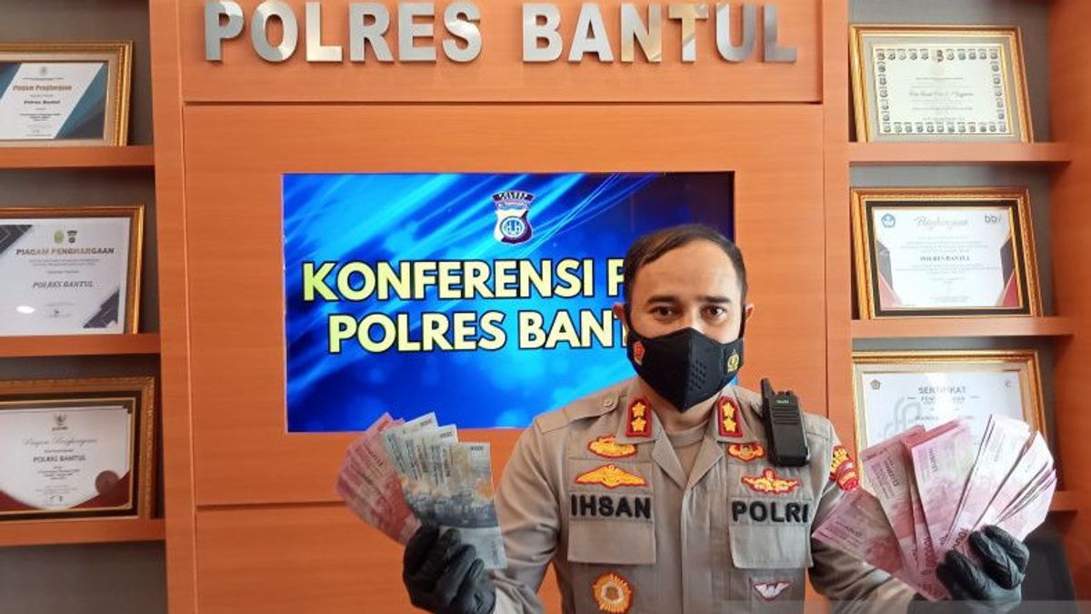 Reveals The Case Of Alcohol Sellers Produced Counterfeit Money Worth Rp12 Million, Bantul Police Asks Residents To Be Alert