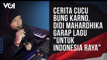  VIDEO: Cucu Bung Karno, Didi Mahardhika Persembahkan Lagu <i>Untuk Indonesia Raya</i>