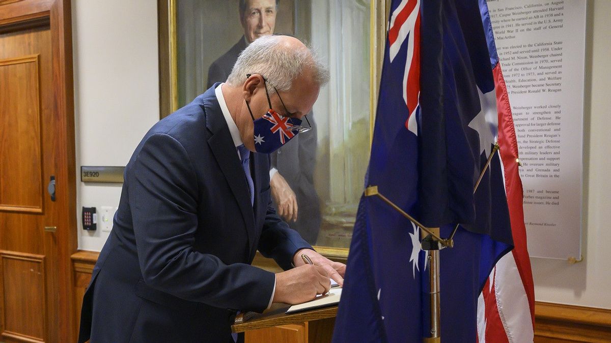 Pesawat Militer Australia Disorot Laser Kapal Angkatan Laut China, PM Morrison Ingin Penyelidikan Penuh