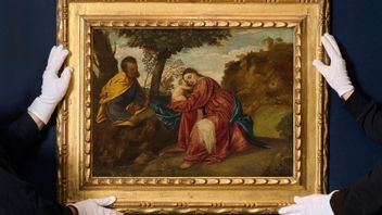 ナポレオン軍に連れて行かれたパリ、2回盗まれ、バス停で発見されました:タイタンラクの作品の絵画3,660億ルピア