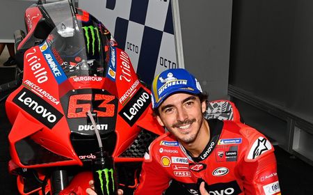 Hasil Kualifikasi MotoGP: Bagnaia Pole Position, Mir Jeblok