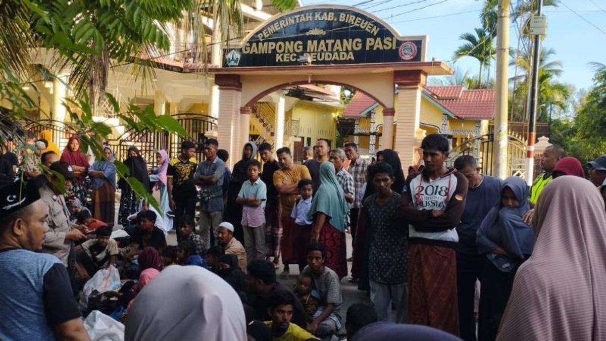 36 Warga Rohingya Kembali Terdampar di Bireuen Aceh, Ditampung Sementara di Balai Pengajian