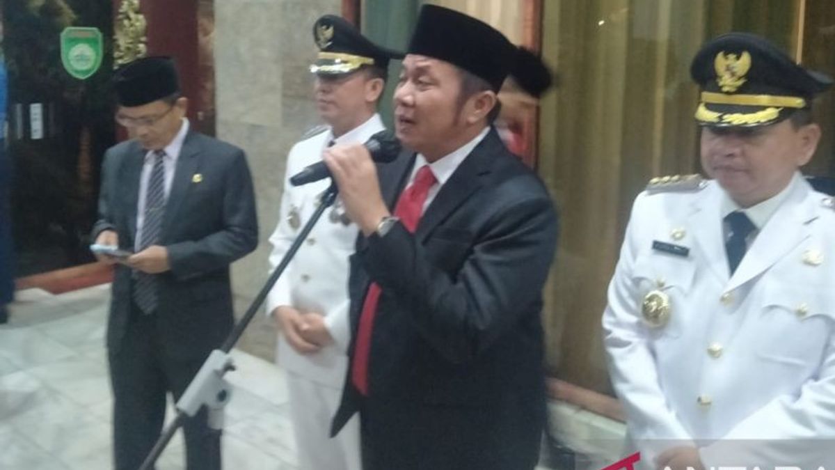 Gubernur Sumsel Lantik Dua Pejabat Bupati di Griya Agung, Meresmikan Pj OKU dan Muara Enim