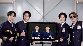 Lucas Absen dalam Foto Terbaru WayV Rayakan 3 Tahun Debut