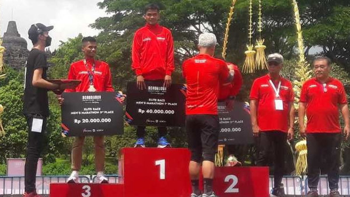 Ganjar Pranowo Hopes That The Borobudur Marathon Will Revive The Community Economy.