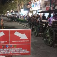 Malioboro-Tugu Pal Putih Ditutup untuk Perayaan Tahun Baru
