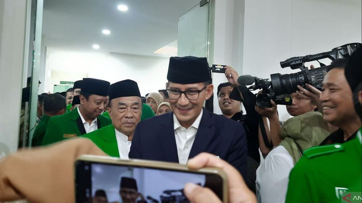 Sandiaga Uno Visits PPP DPP