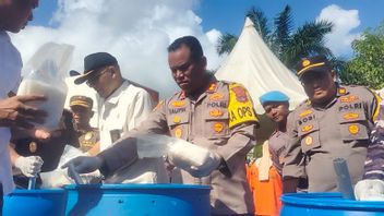 Nunukan Police Destroyed 86.4 Kilograms Of Shabu And 1,243 Ecstasy Pills