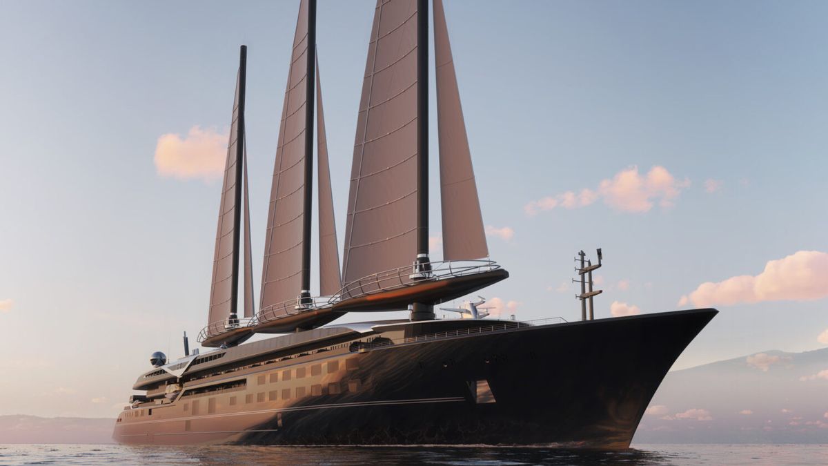 アコーが世界最大の豪華帆船を進水:ハイブリッド技術に高級スイートを所有
