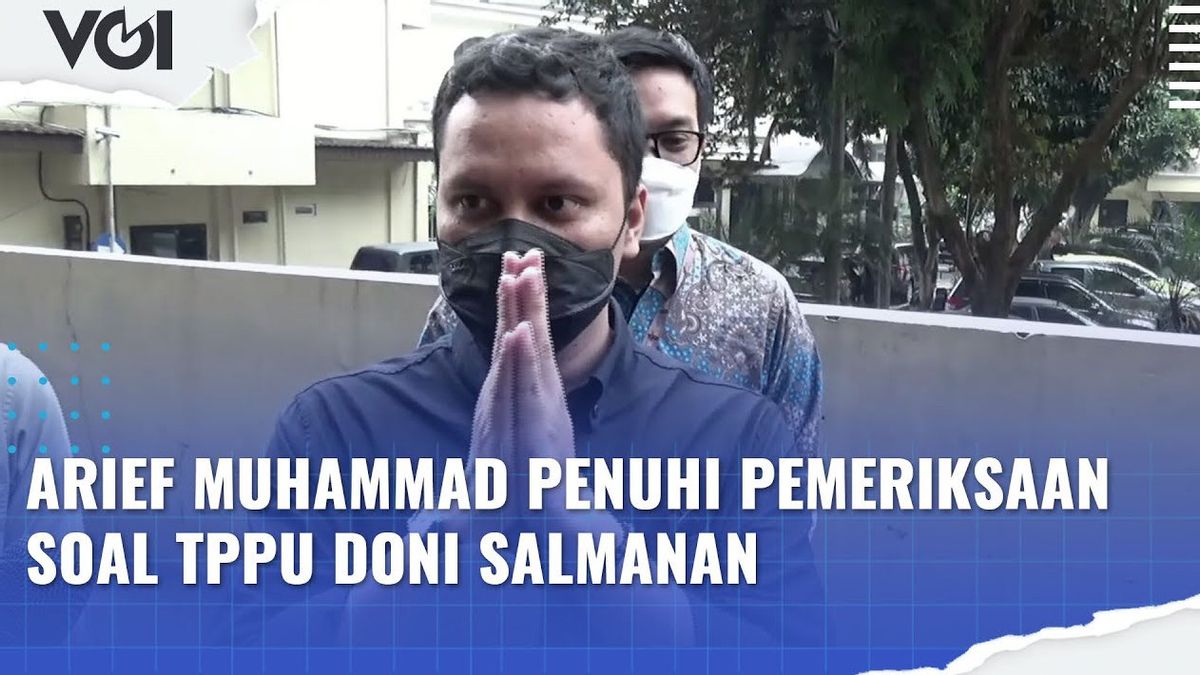 VIDEO: Doni Salmanan's Case, Arief Muhammad Responds To The Call Of The Criminal Investigation Police