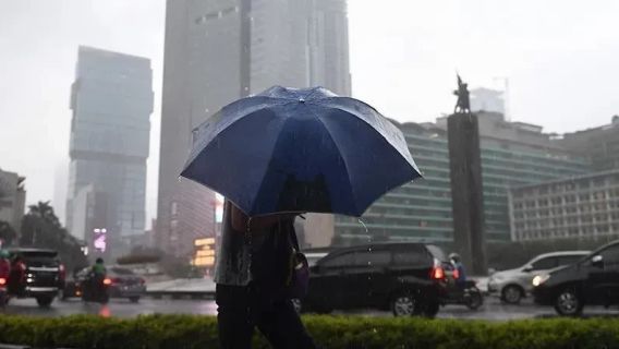 BMKG预测今天雅加达，日惹到中爪哇的降雨