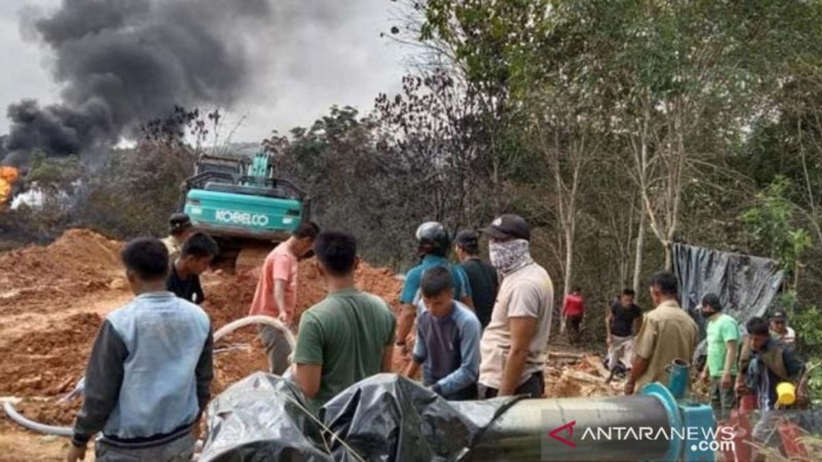 Penyidikan Ledakan Sumur Minyak Ilegal; Polres Musi Banyuasin Tidak Menemukan Korban Jiwa