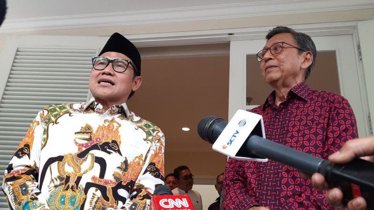 Cak Imin Was Given A Wejangan On The Economy By Boediono