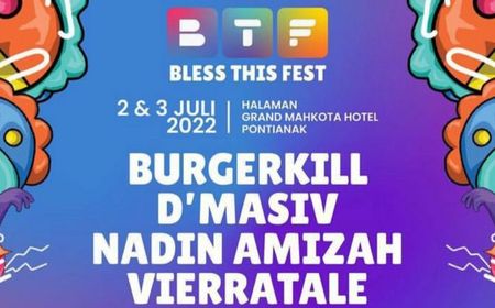 D'Masiv dan Burgerkill Bakal Semarakkan Festival Musik Bless This Fest di Pontianak