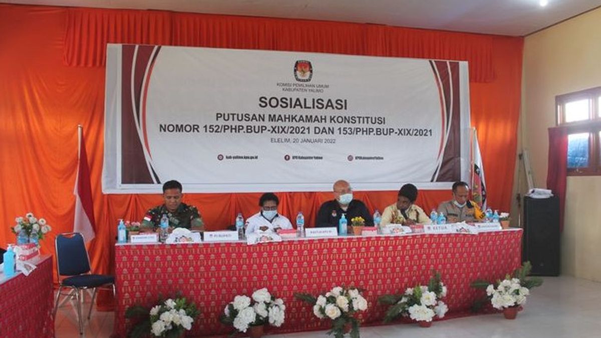 KPU Chair Attends And Directly Monitors Re-election At Yalimo Papua