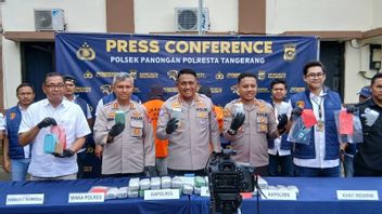 Vespa Used as a Cover: Tangerang Police Arrest Civil Servant and Laborer in 35-Packet Marijuana Case