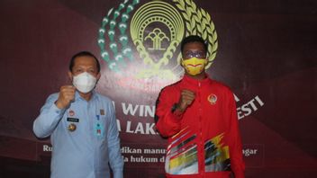 Tergabung dalam Kontingen Sulsel, Seorang Sipir Lapas Makassar Ikut Berlaga pada PON XX Papua 