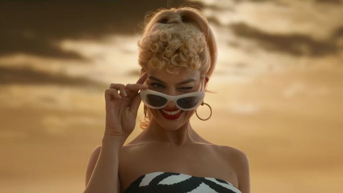 Margot Robbie Appears Colored In Barbie Film Teaser