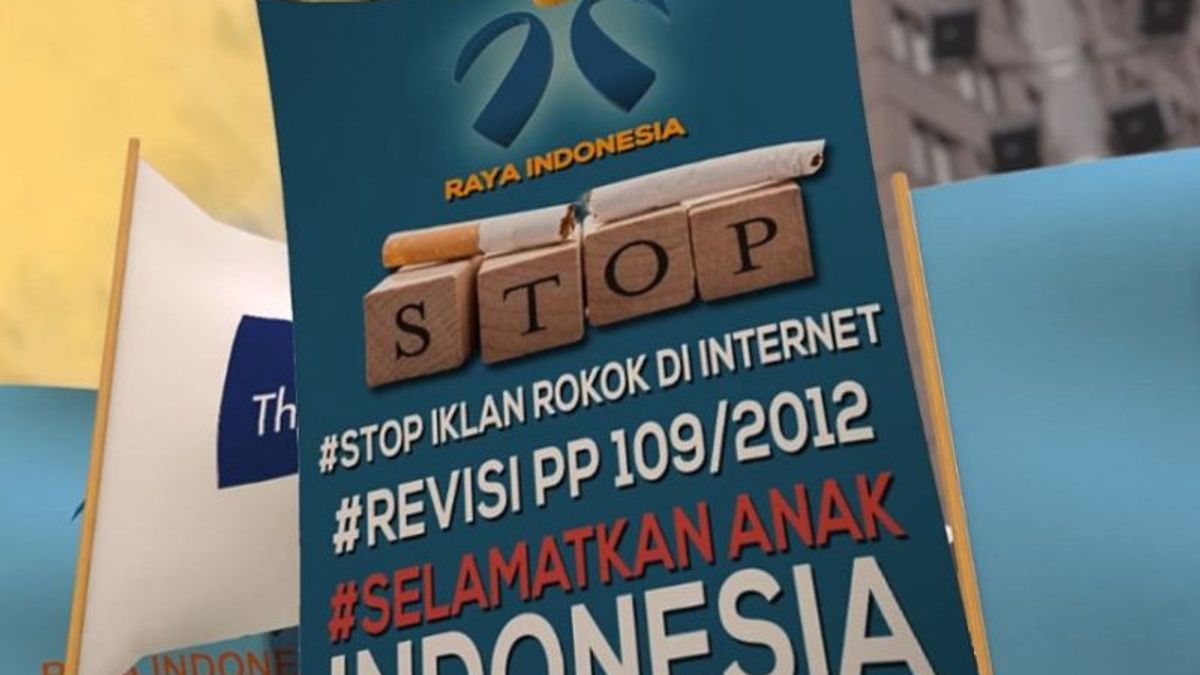 RAYA印度尼西亚呼吁对互联网上的香烟广告进行监管，以便青少年和儿童轻松访问 