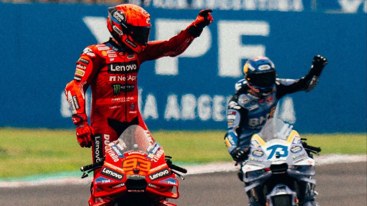 Marc Marquez Sempat Pasrah Dikalahkan Alex di MotoGP Argentina 2025