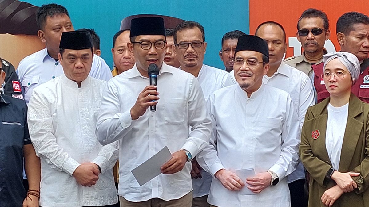 Ridwan Kamil-Suswono Terima Kekalahan: Selamat Mas Pramono, Bang Rano  